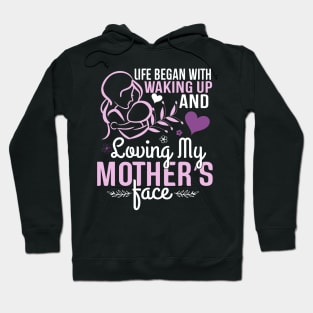 Mother`s day - Loving mothers face Hoodie